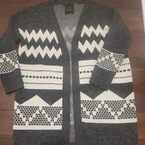 Long thick open sweater in size small-med definitely oversized made with…